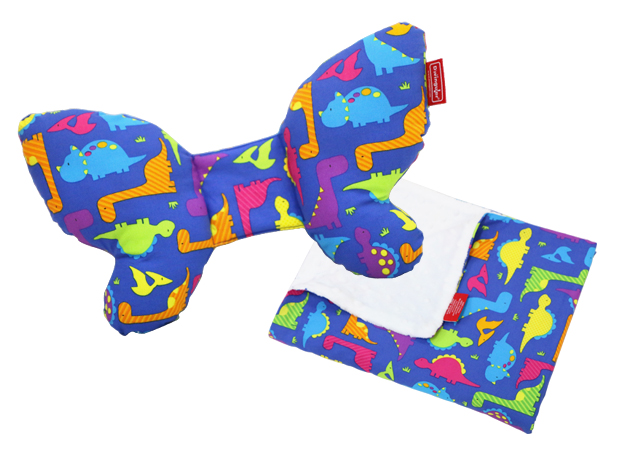 Dwinguler Butterfly Neck Pillow & Blanket (Dino)