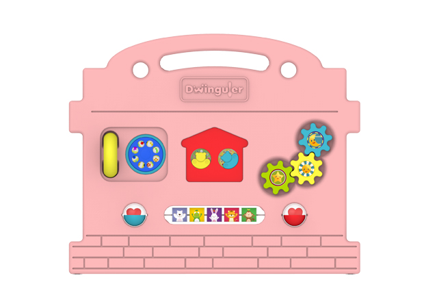 Dwinguler kid's castle in hot sale pink